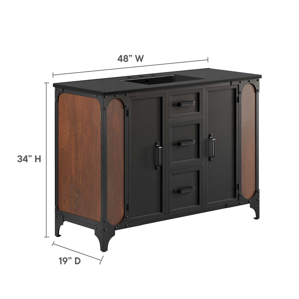 Steamforge 48" Single Sink Bathroom Vanity By Modway - EEI-6420 | Bathroom Accessories | Modishstore - 6