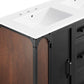 Steamforge 48" Double Sink Bathroom Vanity By Modway - EEI-6421 | Bathroom Accessories | Modishstore - 5