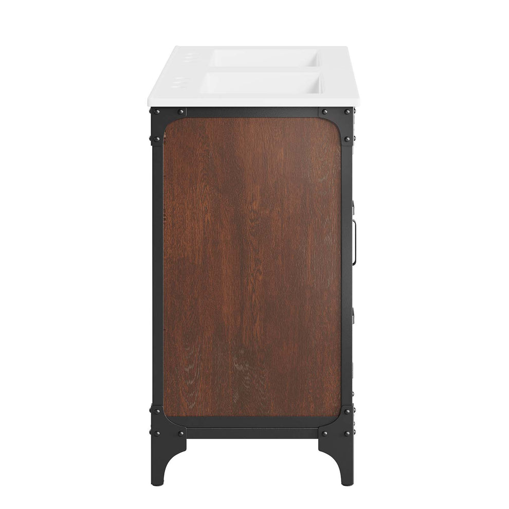 Steamforge 48" Double Sink Bathroom Vanity By Modway - EEI-6421 | Bathroom Accessories | Modishstore - 7