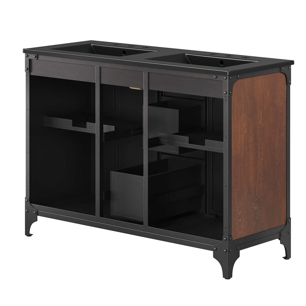 Steamforge 48" Double Sink Bathroom Vanity By Modway - EEI-6422 | Bathroom Accessories | Modishstore - 8
