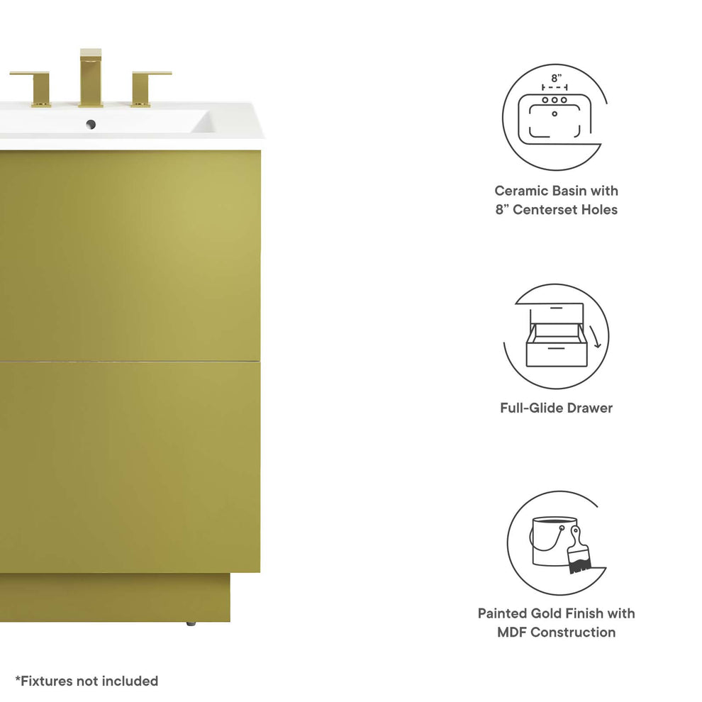 Quantum 24" Bathroom Vanity By Modway - EEI-6425 | Bathroom Accessories | Modishstore - 6