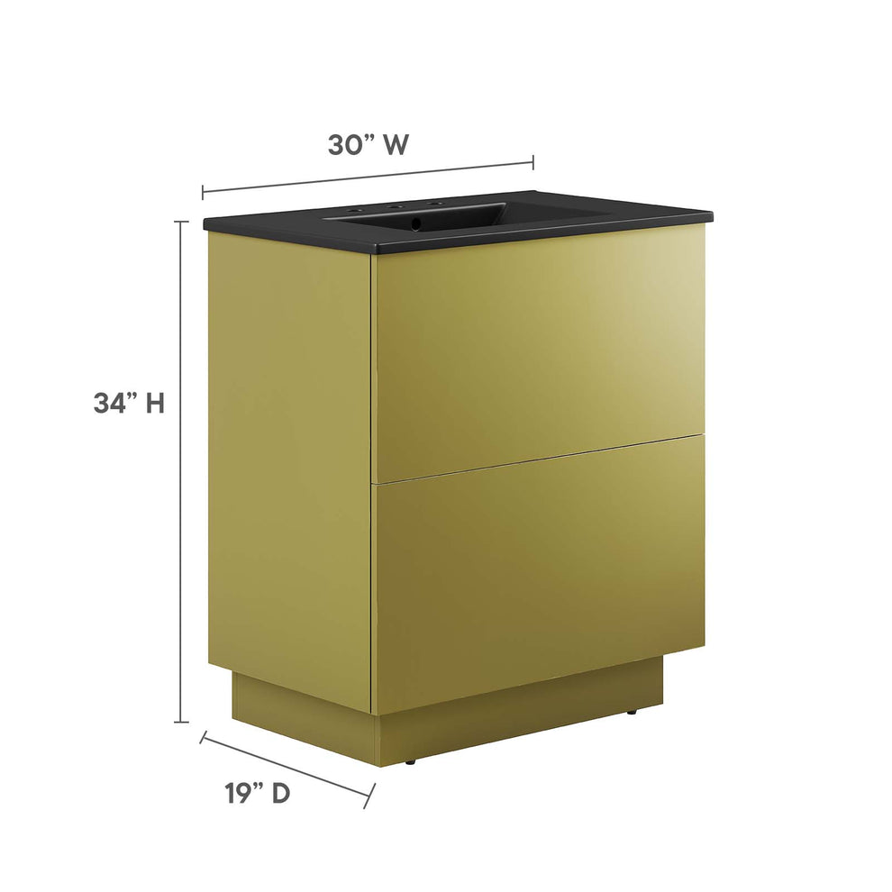 Quantum 30" Bathroom Vanity By Modway - EEI-6428 | Bathroom Accessories | Modishstore - 5