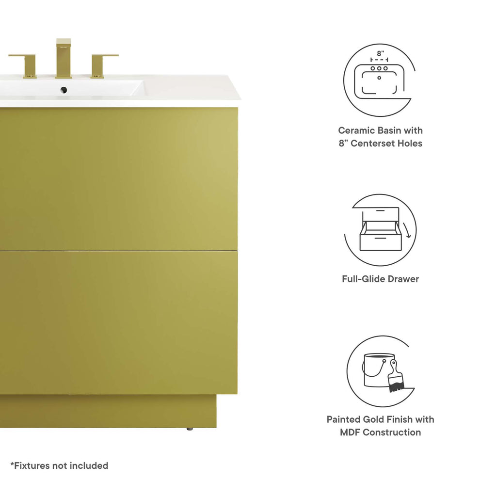 Quantum 36" Bathroom Vanity By Modway - EEI-6429 | Bathroom Accessories | Modishstore - 6