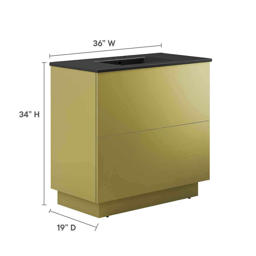 Quantum 36" Bathroom Vanity By Modway - EEI-6430 | Bathroom Accessories | Modishstore - 5