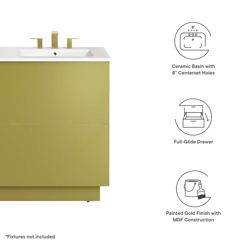 Quantum 48" Double Sink Bathroom Vanity By Modway - EEI-6433 | Bathroom Accessories | Modishstore - 6