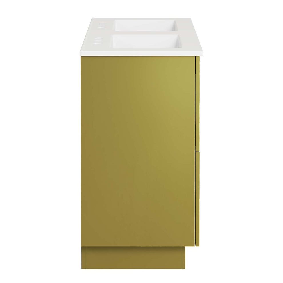 Quantum 48" Double Sink Bathroom Vanity By Modway - EEI-6433 | Bathroom Accessories | Modishstore - 7