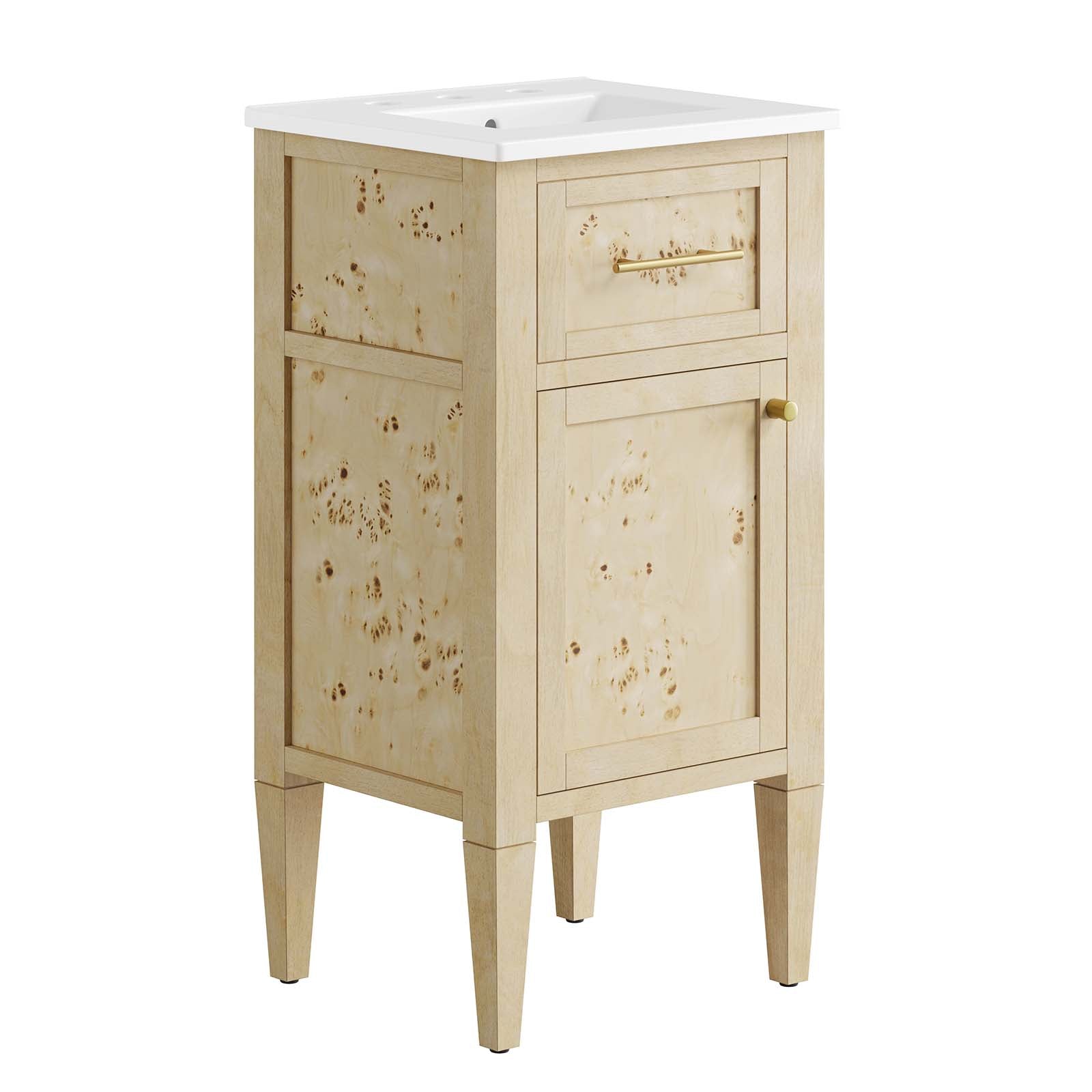 Elysian 18" Wood Bathroom Vanity By Modway - EEI-6435 | Bathroom Accessories | Modishstore - 1
