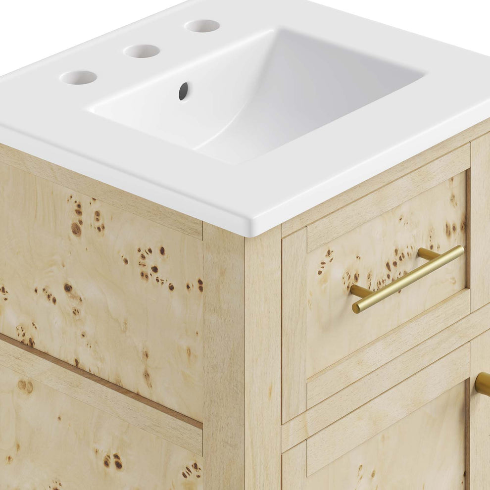 Elysian 18" Wood Bathroom Vanity By Modway - EEI-6435 | Bathroom Accessories | Modishstore - 4