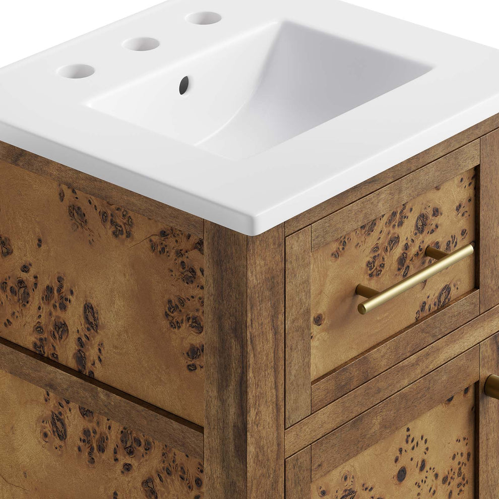 Elysian 18" Wood Bathroom Vanity By Modway - EEI-6436 | Bathroom Accessories | Modishstore - 4