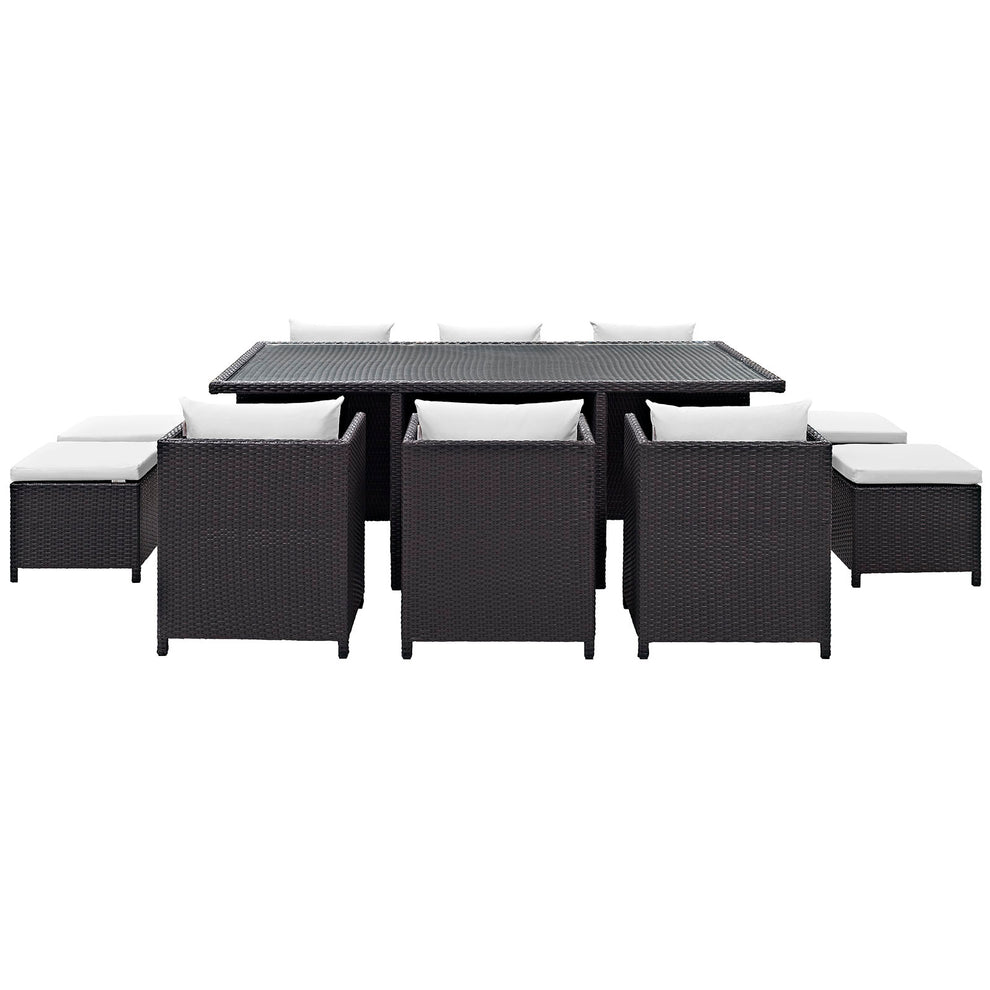 Reversal 11 Piece Outdoor Patio Dining Set By Modway - EEI-644 | Outdoor Dining Sets | Modishstore - 3