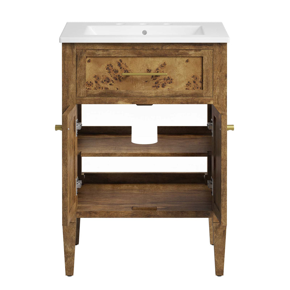 Elysian 24" Wood Bathroom Vanity By Modway - EEI-6440 | Bathroom Accessories | Modishstore - 3