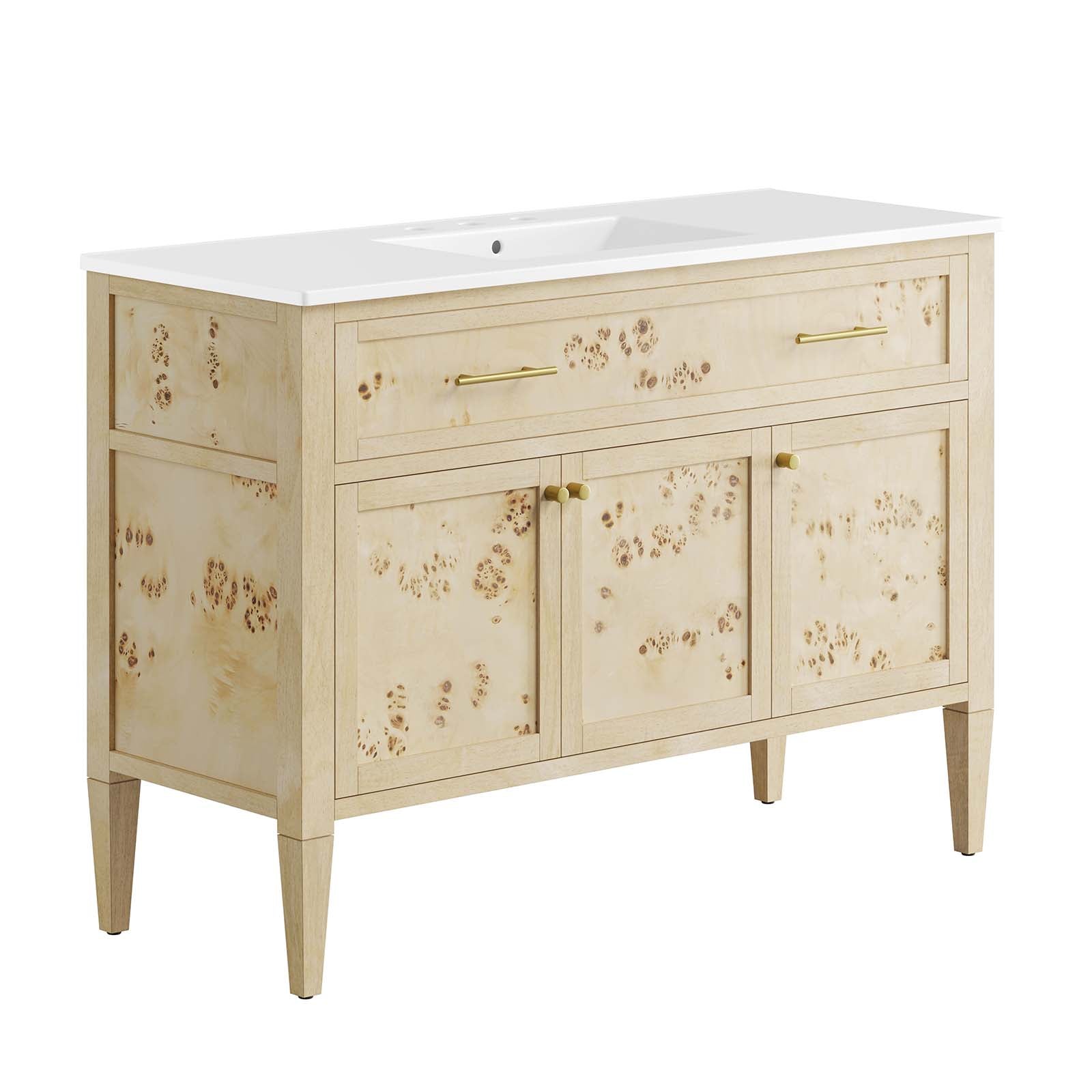 Elysian 48" Wood Single Sink Bathroom Vanity By Modway - EEI-6451 | Bathroom Accessories | Modishstore - 1