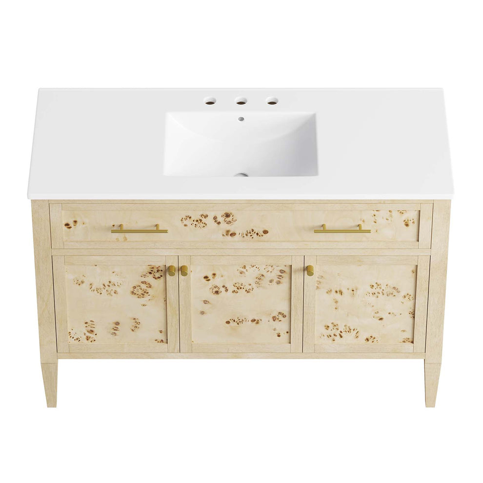 Elysian 48" Wood Single Sink Bathroom Vanity By Modway - EEI-6451 | Bathroom Accessories | Modishstore - 2
