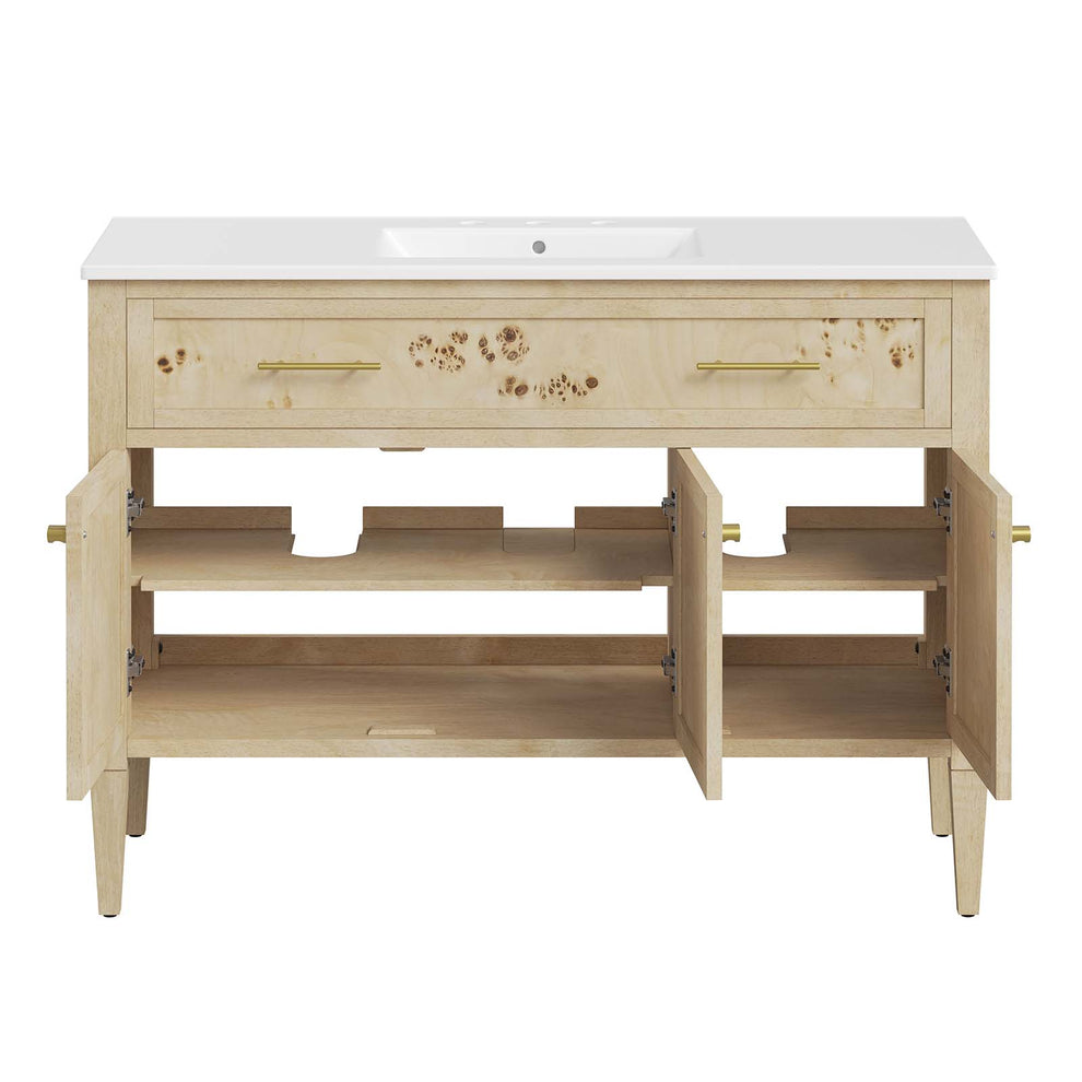 Elysian 48" Wood Single Sink Bathroom Vanity By Modway - EEI-6451 | Bathroom Accessories | Modishstore - 3