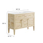 Elysian 48" Wood Single Sink Bathroom Vanity By Modway - EEI-6451 | Bathroom Accessories | Modishstore - 6
