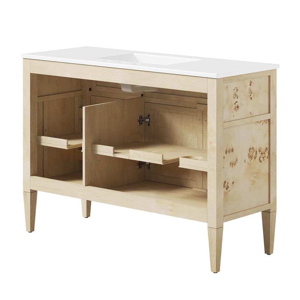 Elysian 48" Wood Single Sink Bathroom Vanity By Modway - EEI-6451 | Bathroom Accessories | Modishstore - 8
