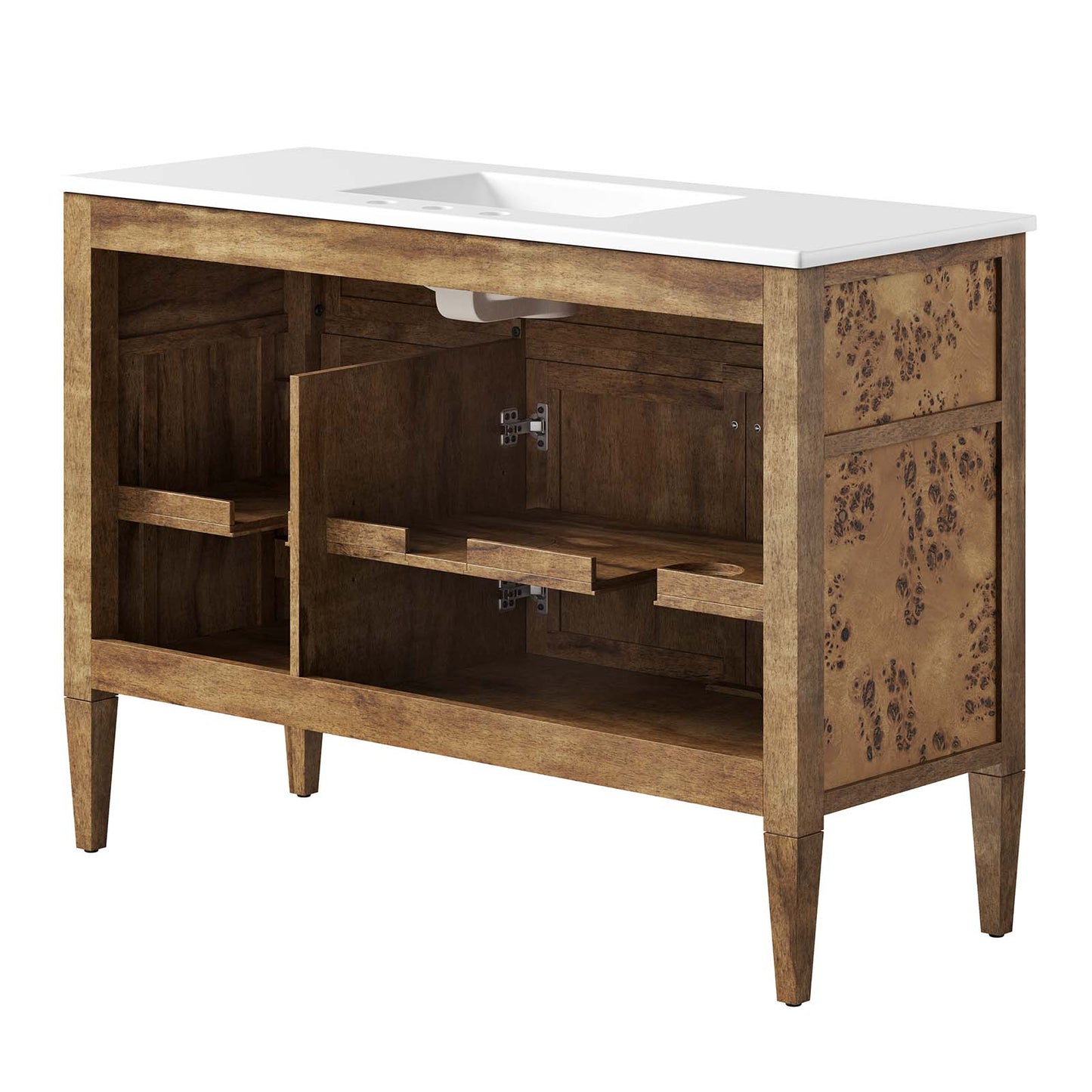 Elysian 48" Wood Double Sink Bathroom Vanity By Modway - EEI-6456 | Bathroom Accessories | Modishstore - 8