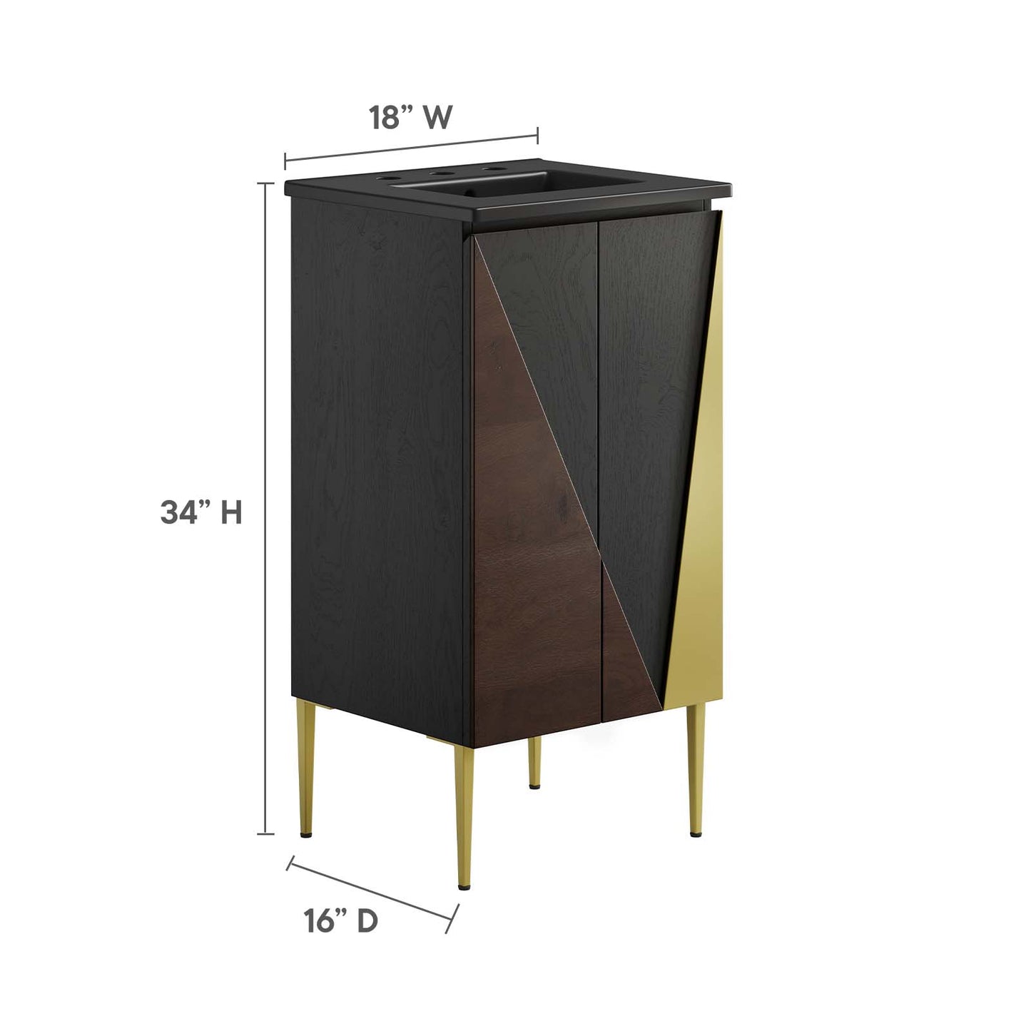 Alchemist 18" Bathroom Vanity By Modway - EEI-6459 | Bathroom Accessories | Modishstore - 5