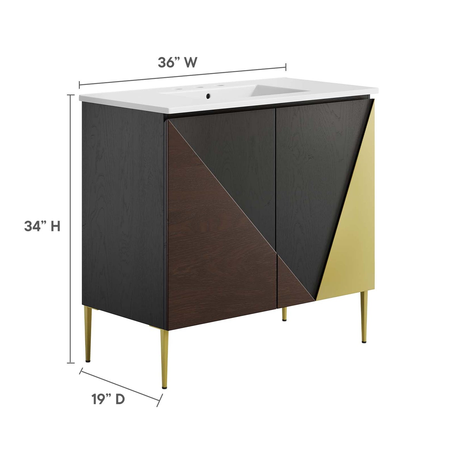 Alchemist 36" Bathroom Vanity By Modway - EEI-6465 | Bathroom Accessories | Modishstore - 5