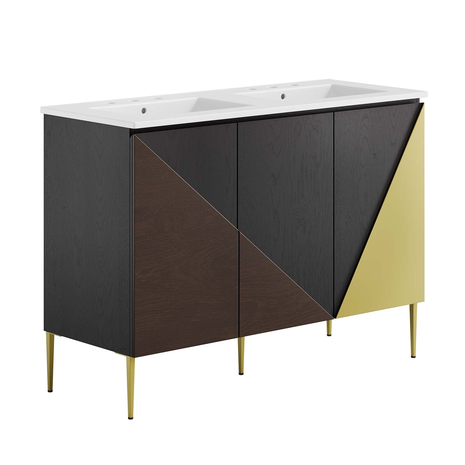 Alchemist 48" Double Sink Bathroom Vanity By Modway - EEI-6468 | Bathroom Accessories | Modishstore - 1