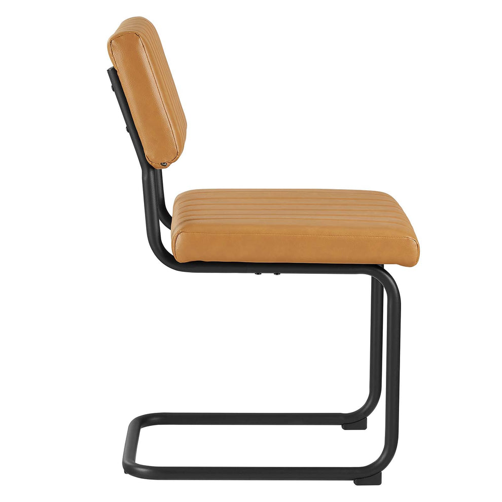 Parity Vegan Leather Dining Side Chairs - Set of 2 By Modway - EEI-6470 | Dining Chairs | Modishstore - 3