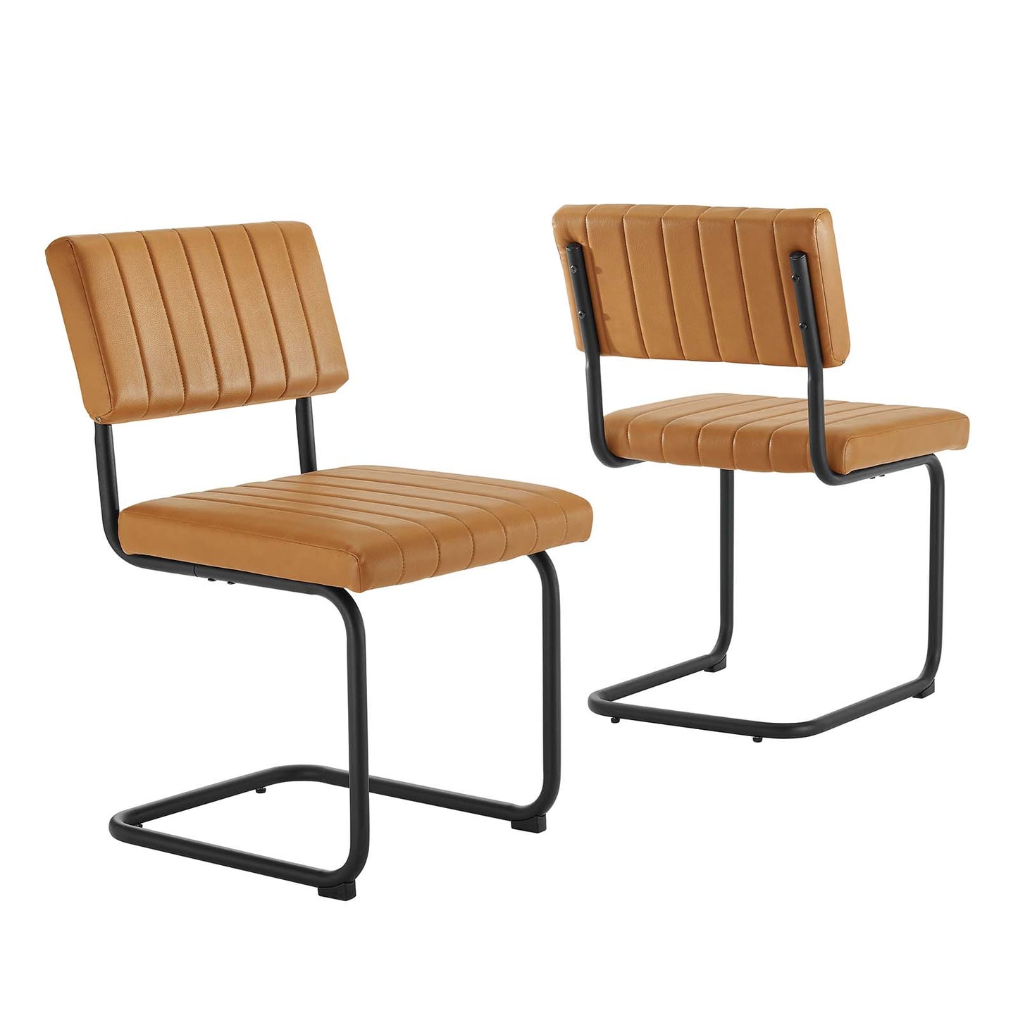 Parity Vegan Leather Dining Side Chairs - Set of 2 By Modway - EEI-6470 | Dining Chairs | Modishstore - 7