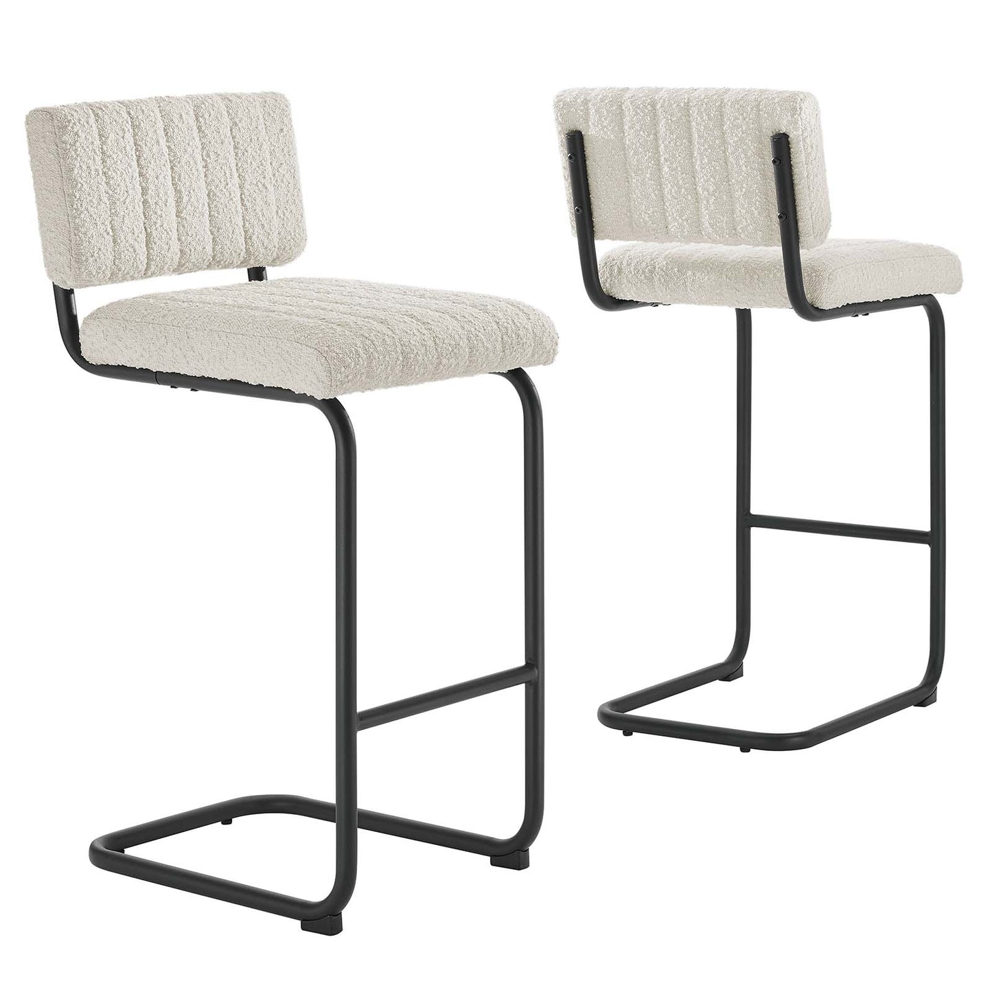 Parity Boucle Counter Stools - Set of 2 By Modway - EEI-6471 | Bar Stools | Modishstore - 19