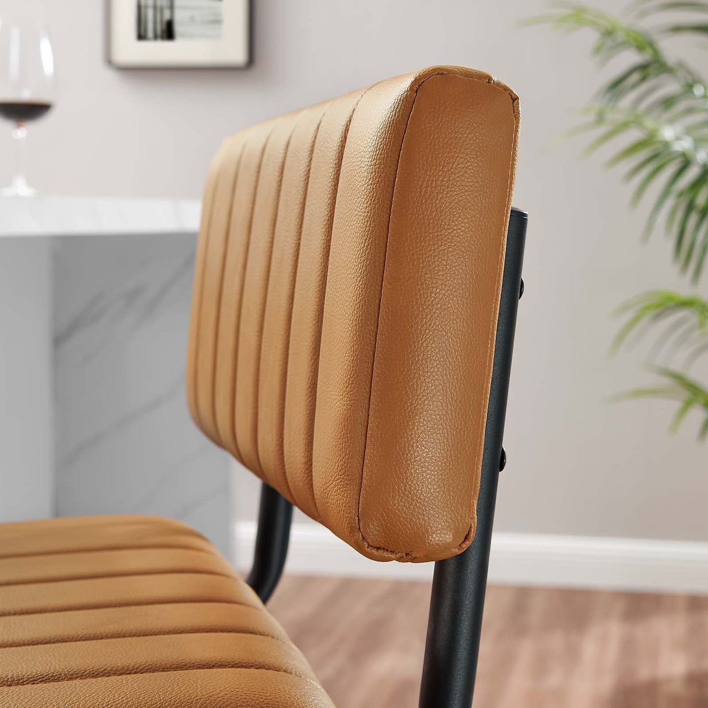 Parity Vegan Leather Counter Stools - Set of 2 By Modway - EEI-6472 | Bar Stools | Modishstore - 3
