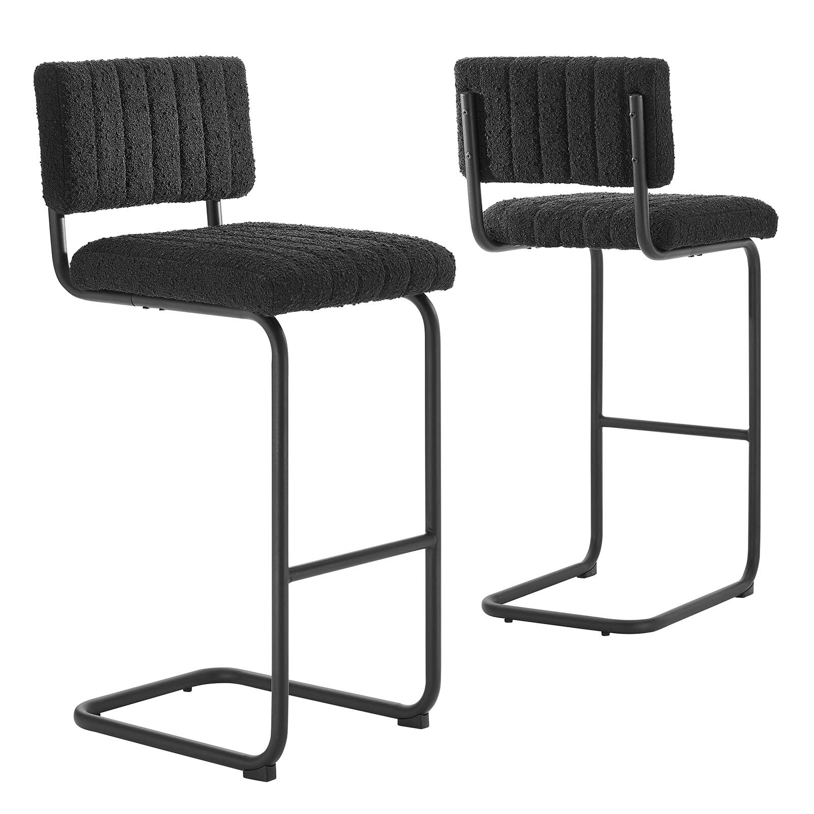 Parity Boucle Bar Stools - Set of 2 By Modway - EEI-6473 | Bar Stools | Modishstore - 9