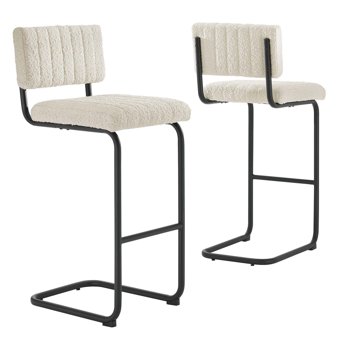 Parity Boucle Bar Stools - Set of 2 By Modway - EEI-6473 | Bar Stools | Modishstore - 18