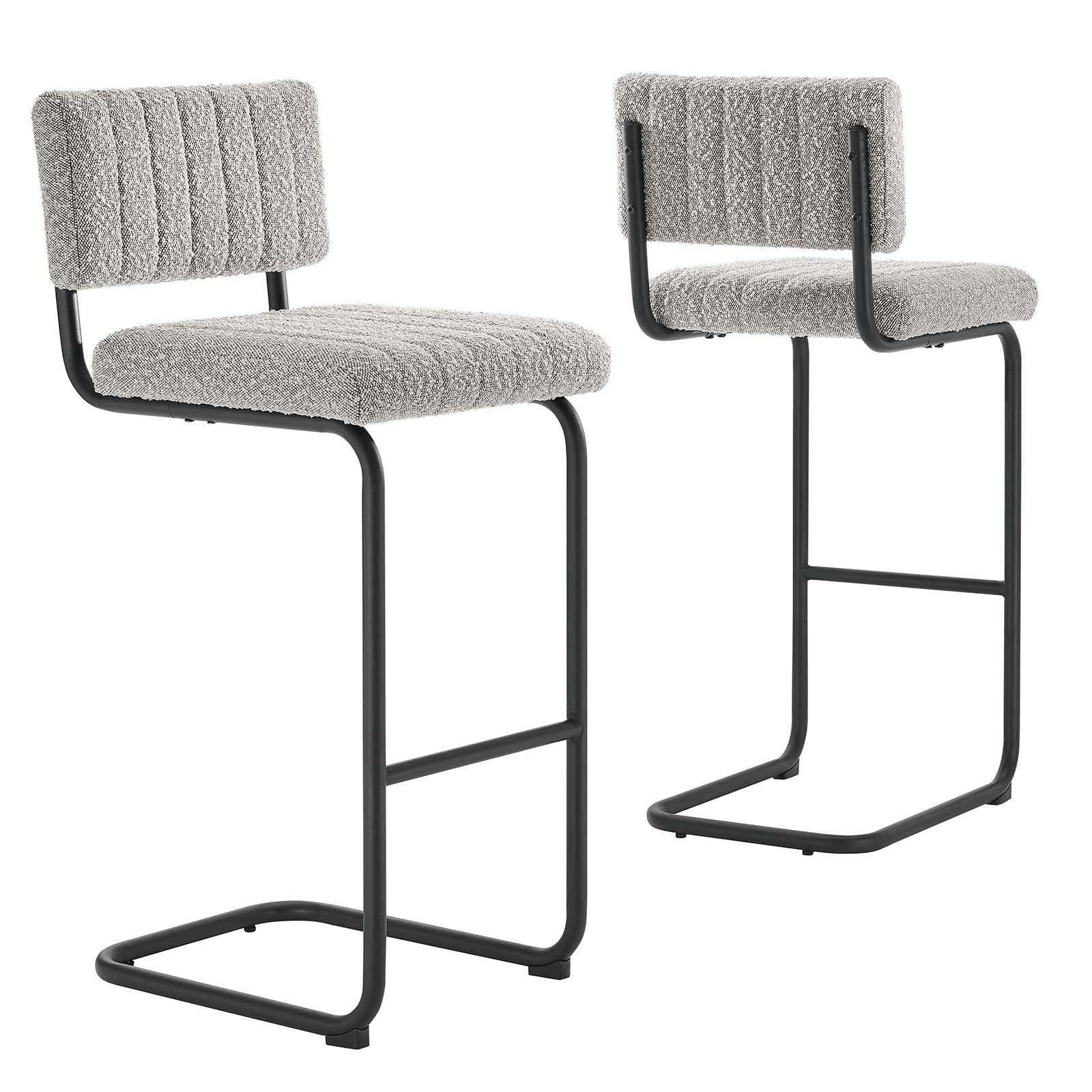 Parity Boucle Bar Stools - Set of 2 By Modway - EEI-6473 | Bar Stools | Modishstore - 29