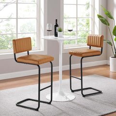 Parity Vegan Leather Bar Stools - Set of 2 By Modway - EEI-6474