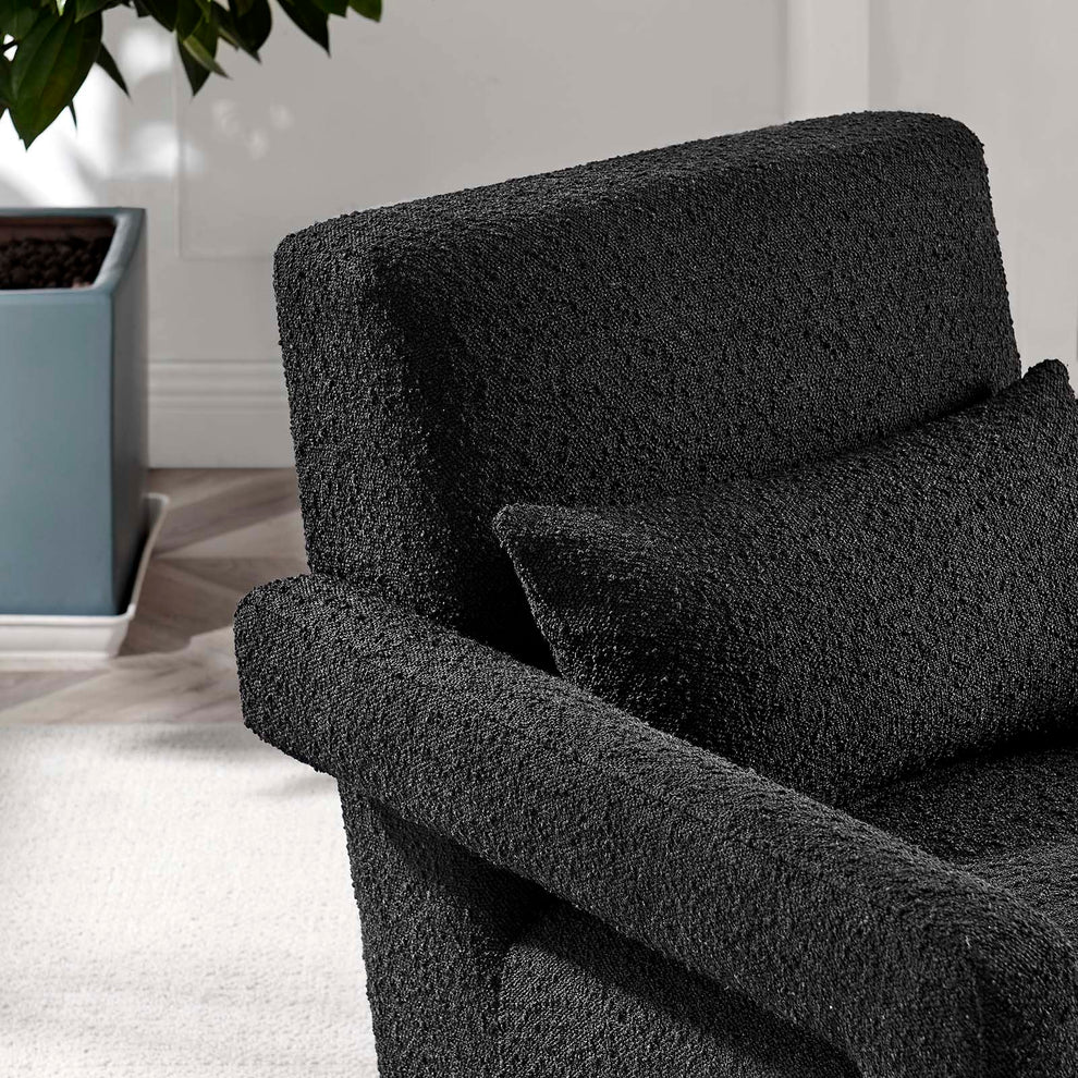 Mirage Boucle Upholstered Armchair By Modway - EEI-6475 | Armchairs | Modishstore - 1