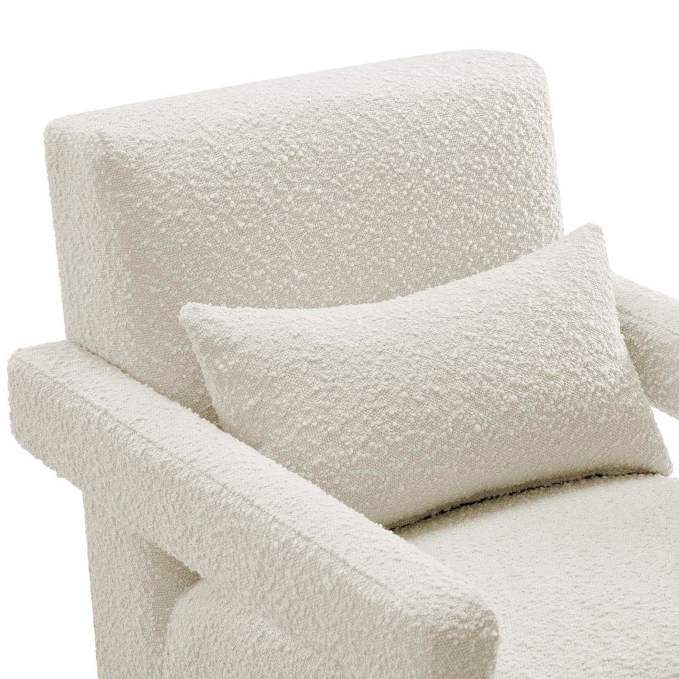 Mirage Boucle Upholstered Armchair By Modway - EEI-6475 | Armchairs | Modishstore - 14