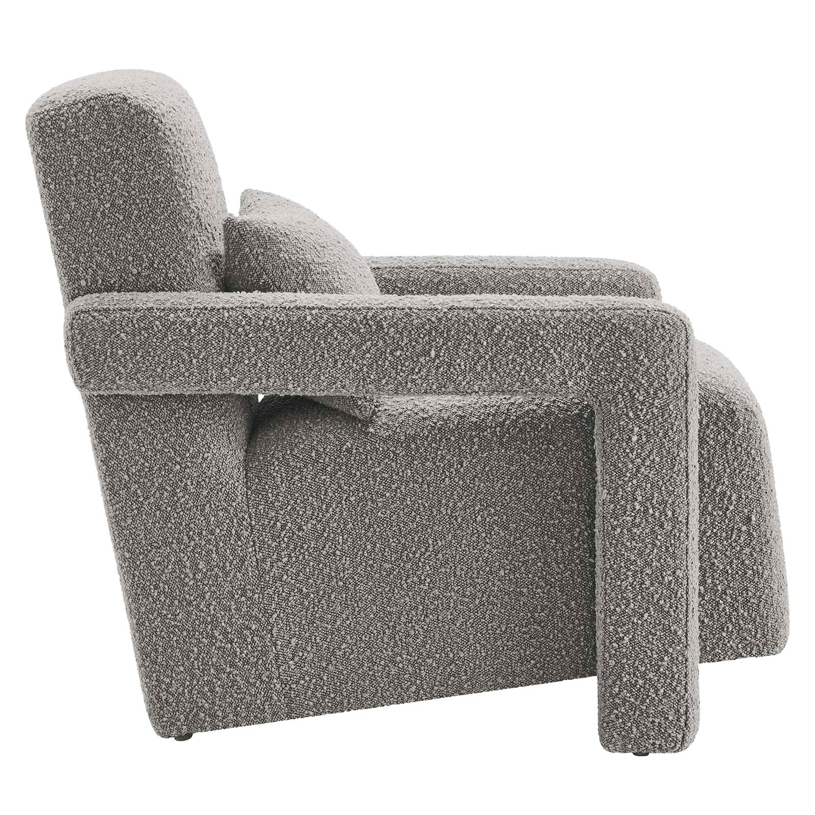 Mirage Boucle Upholstered Armchair By Modway - EEI-6475 | Armchairs | Modishstore - 19
