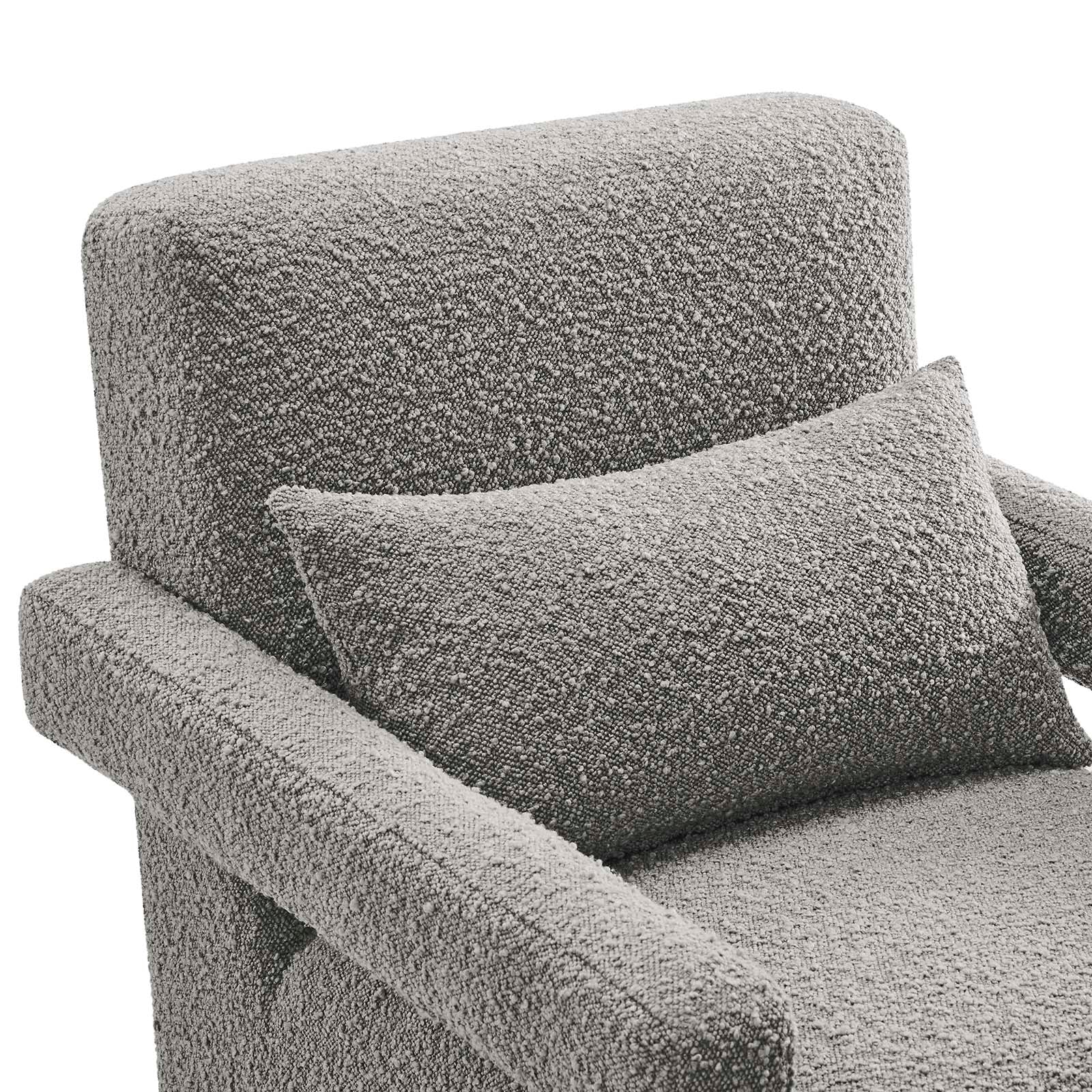 Mirage Boucle Upholstered Armchair By Modway - EEI-6475 | Armchairs | Modishstore - 22