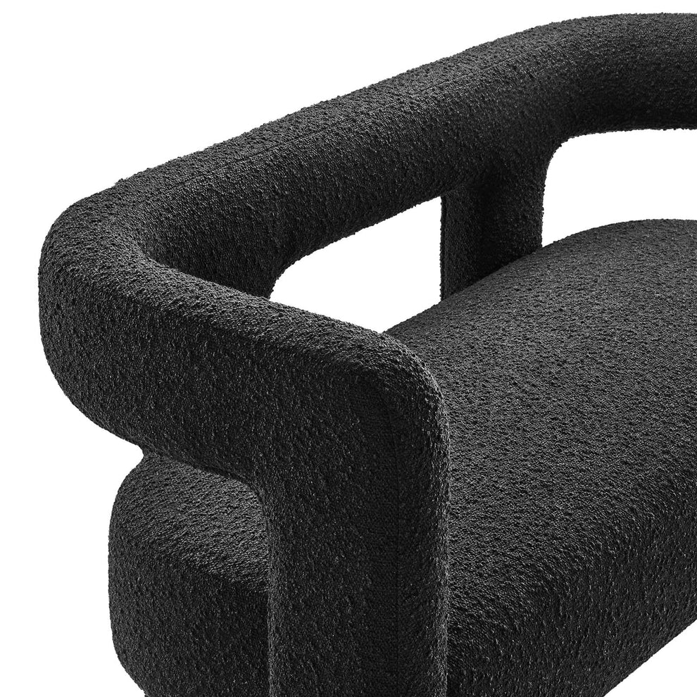 Kayla Boucle Upholstered Loveseat By Modway - EEI-6477 | Loveseats | Modishstore - 6