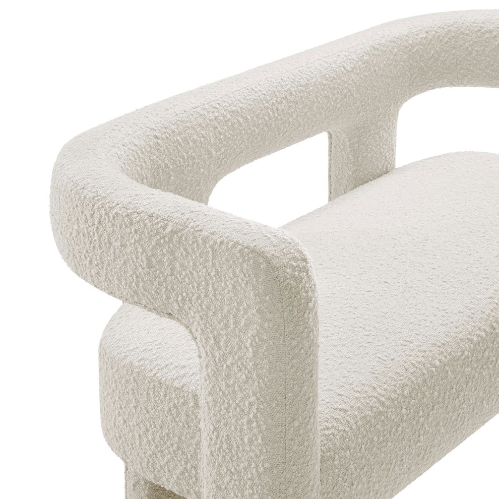 Kayla Boucle Upholstered Loveseat By Modway - EEI-6477 | Loveseats | Modishstore - 14