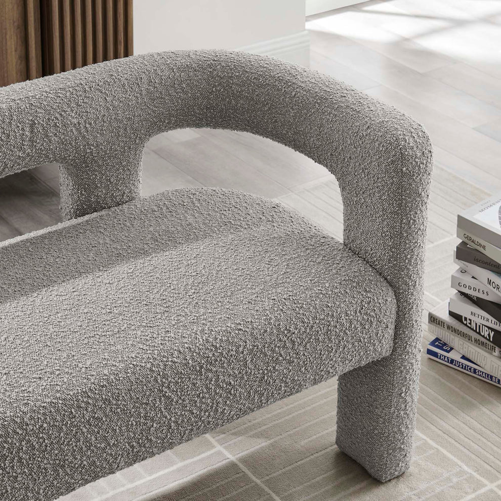 Kayla Boucle Upholstered Loveseat By Modway - EEI-6477 | Loveseats | Modishstore - 17