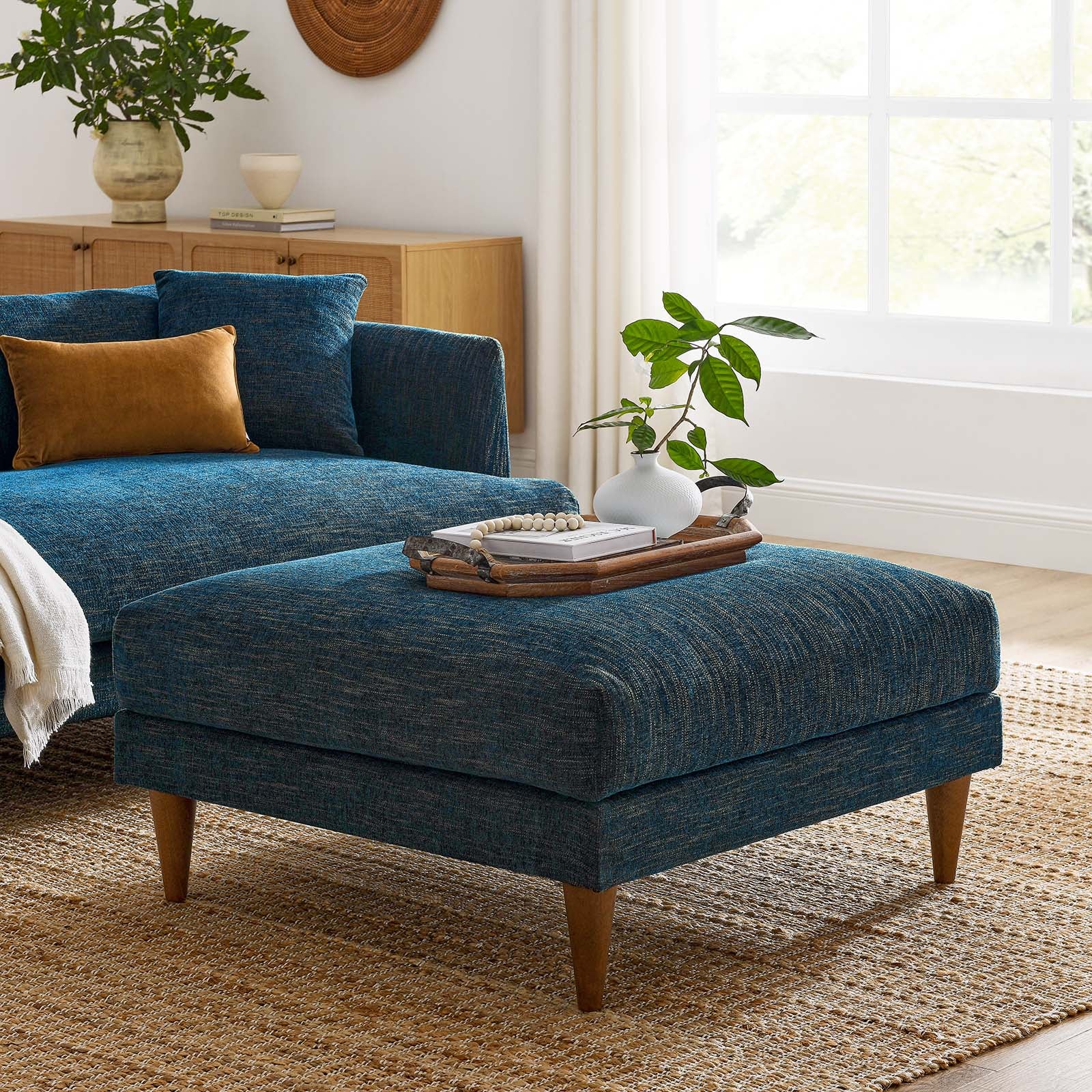 Zoya Down Filled Overstuffed Ottoman By Modway - EEI-6481 | Ottomans | Modishstore - 1