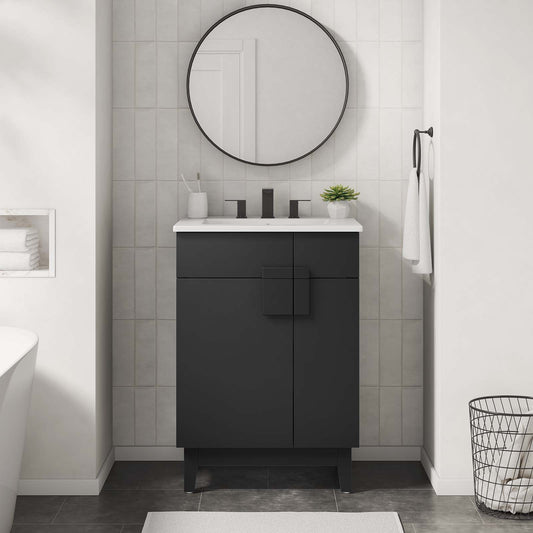 Miles 24” Bathroom Vanity By Modway - EEI-6482 | Bathroom Accessories | Modway