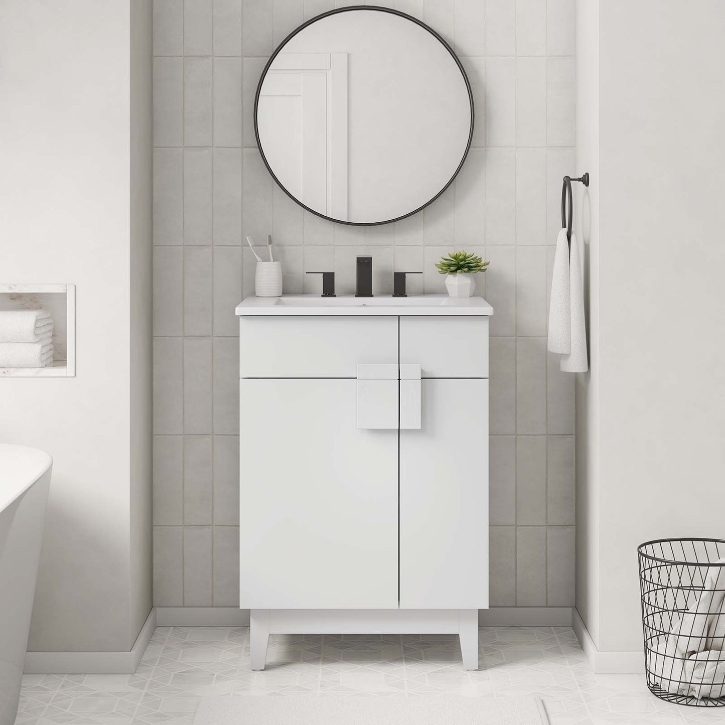 Miles 24” Bathroom Vanity By Modway - EEI-6482 | Bathroom Accessories | Modway - 32