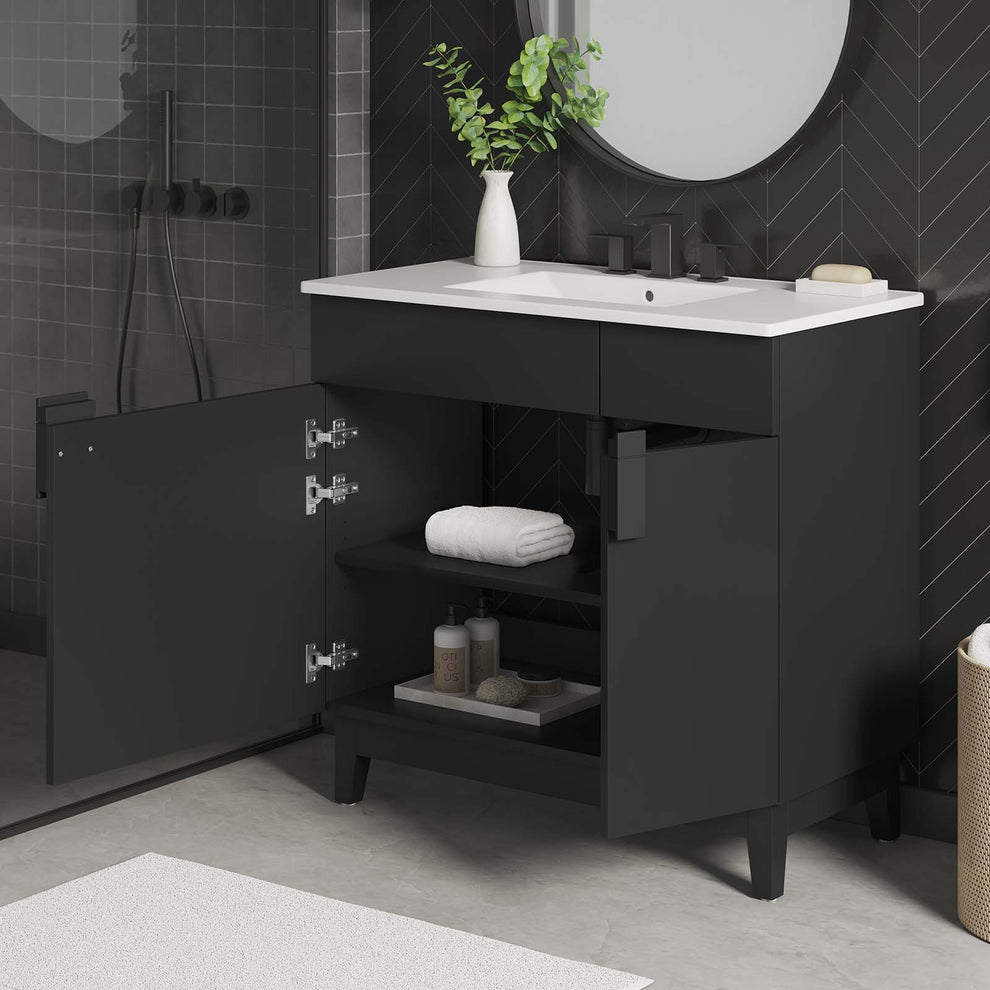 Miles 36” Bathroom Vanity By Modway - EEI-6484 | Bathroom Accessories | Modishstore - 3