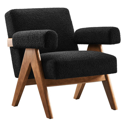 Lyra Boucle Fabric Armchair By Modway - EEI-6502 | Armchairs | Modishstore - 1