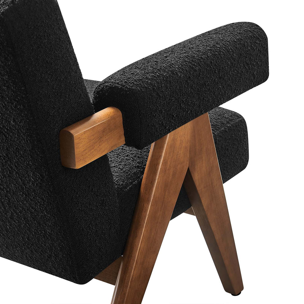 Lyra Boucle Fabric Armchair By Modway - EEI-6502 | Armchairs | Modishstore - 5