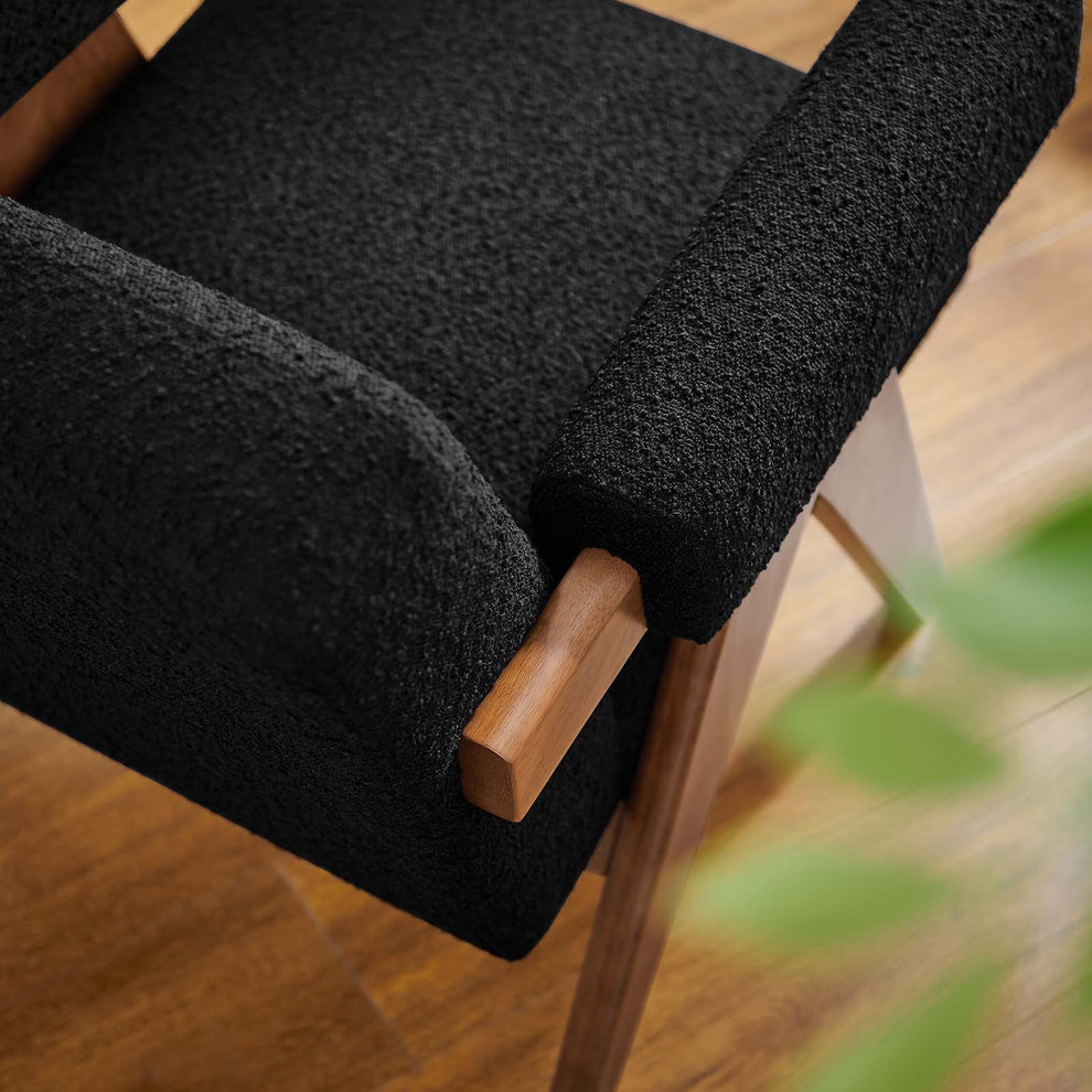 Lyra Boucle Fabric Armchair By Modway - EEI-6502 | Armchairs | Modishstore - 8