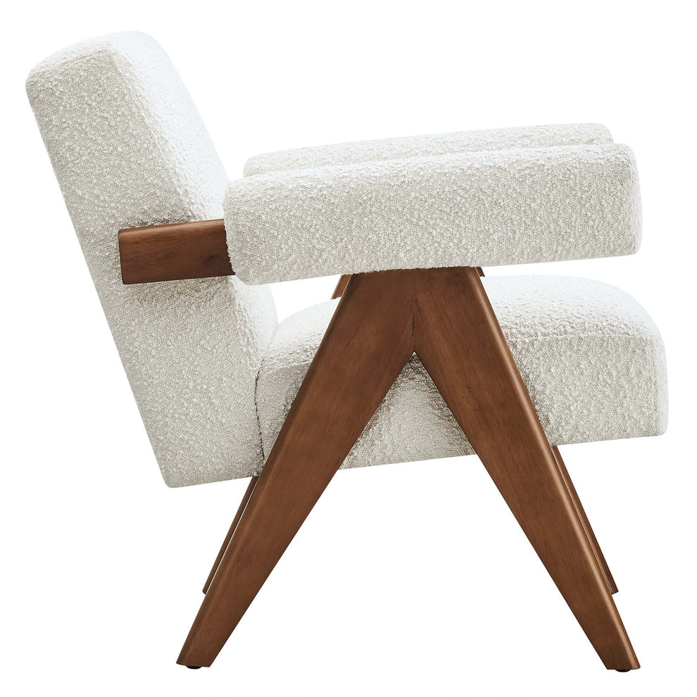 Lyra Boucle Fabric Armchair By Modway - EEI-6502 | Armchairs | Modishstore - 10