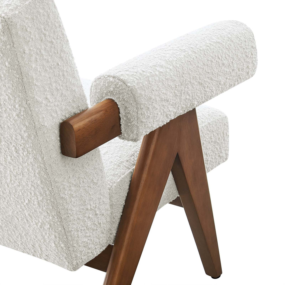 Lyra Boucle Fabric Armchair By Modway - EEI-6502 | Armchairs | Modishstore - 13