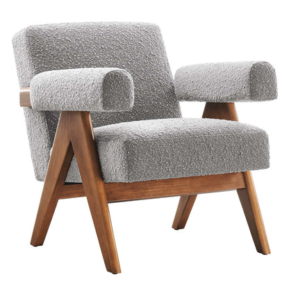 Lyra Boucle Fabric Armchair By Modway - EEI-6502 | Armchairs | Modishstore - 17