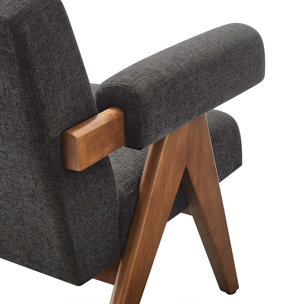 Lyra Fabric Armchair By Modway - EEI-6503 | Armchairs | Modishstore - 5